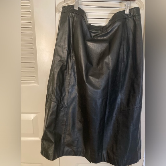 Petite Studio Dresses & Skirts - Leather Skirt - NWOT